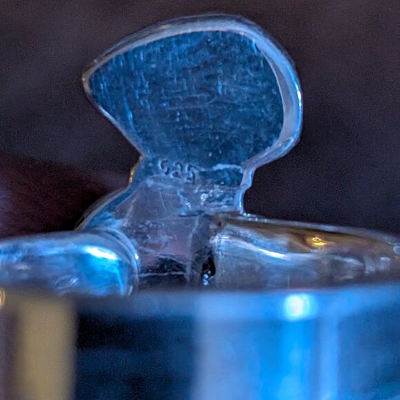 💜 Sterling Silver Triple-Stone Ring – Size 9 – Artisan Styl - Picture 7 of 8